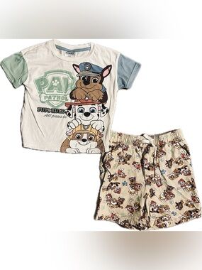 Nickelodeon Character Toddler Boys' 2-Piece Short Set featuring PAW Patrol 4T